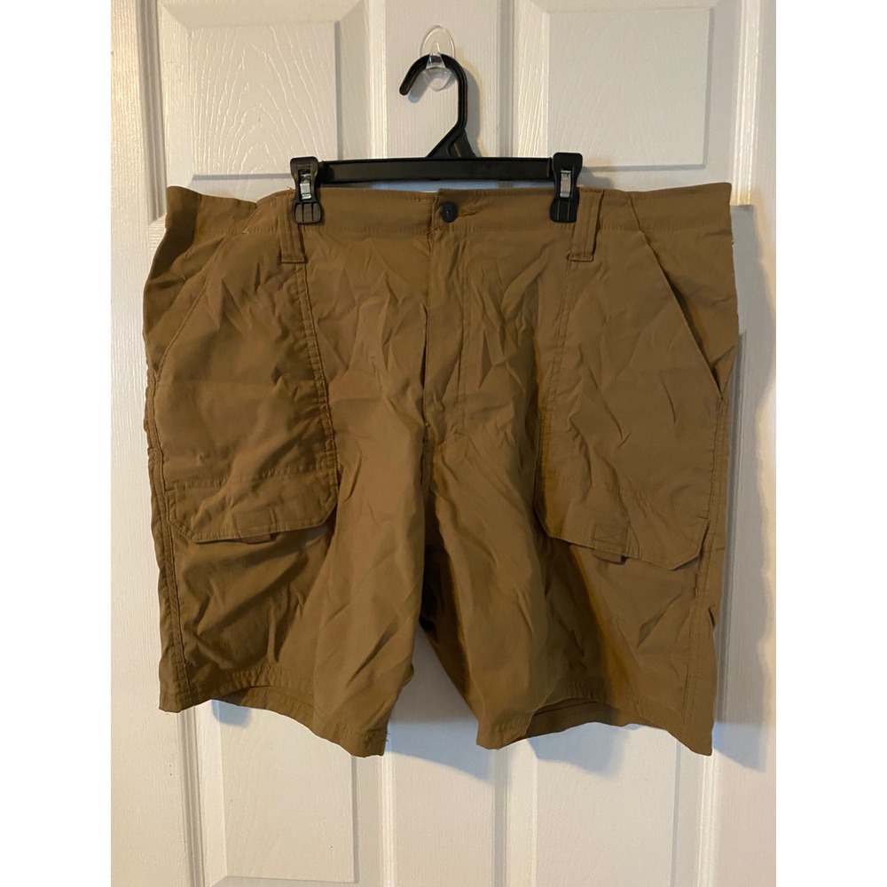 Wrangler Outdoors Back Country Shorts Mens 38 Brown Cargo Hiking NW972BZ